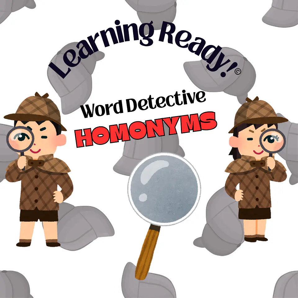 Word Detective: Homonyms Boom Cards 1