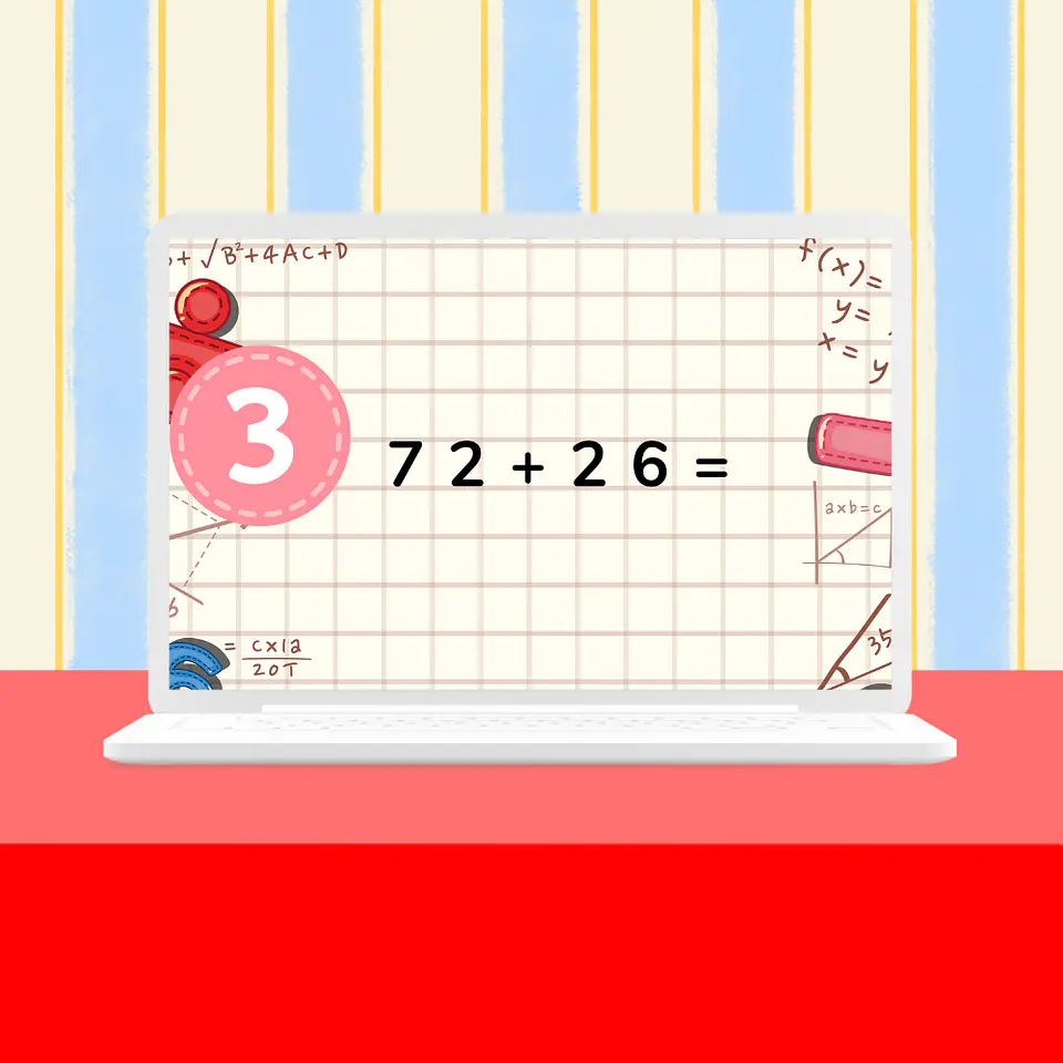 Addition & Subtraction Double-Digits Boom Cards 2