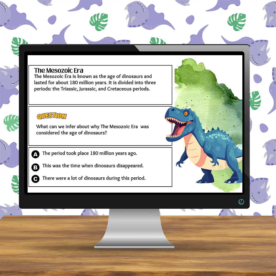 Dinosaurs Boom Cards 2
