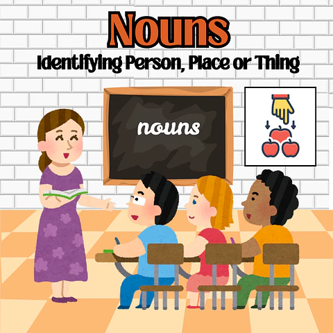 Nouns Boom Cards: Identifying Person, Place, or Thing
