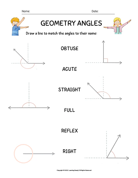 Geometry Angles Worksheet