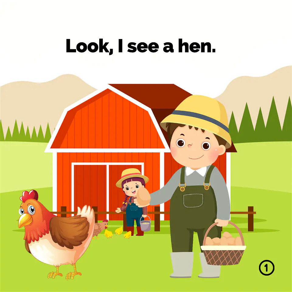 I See Sight Words: Hen Leveled Reader 2