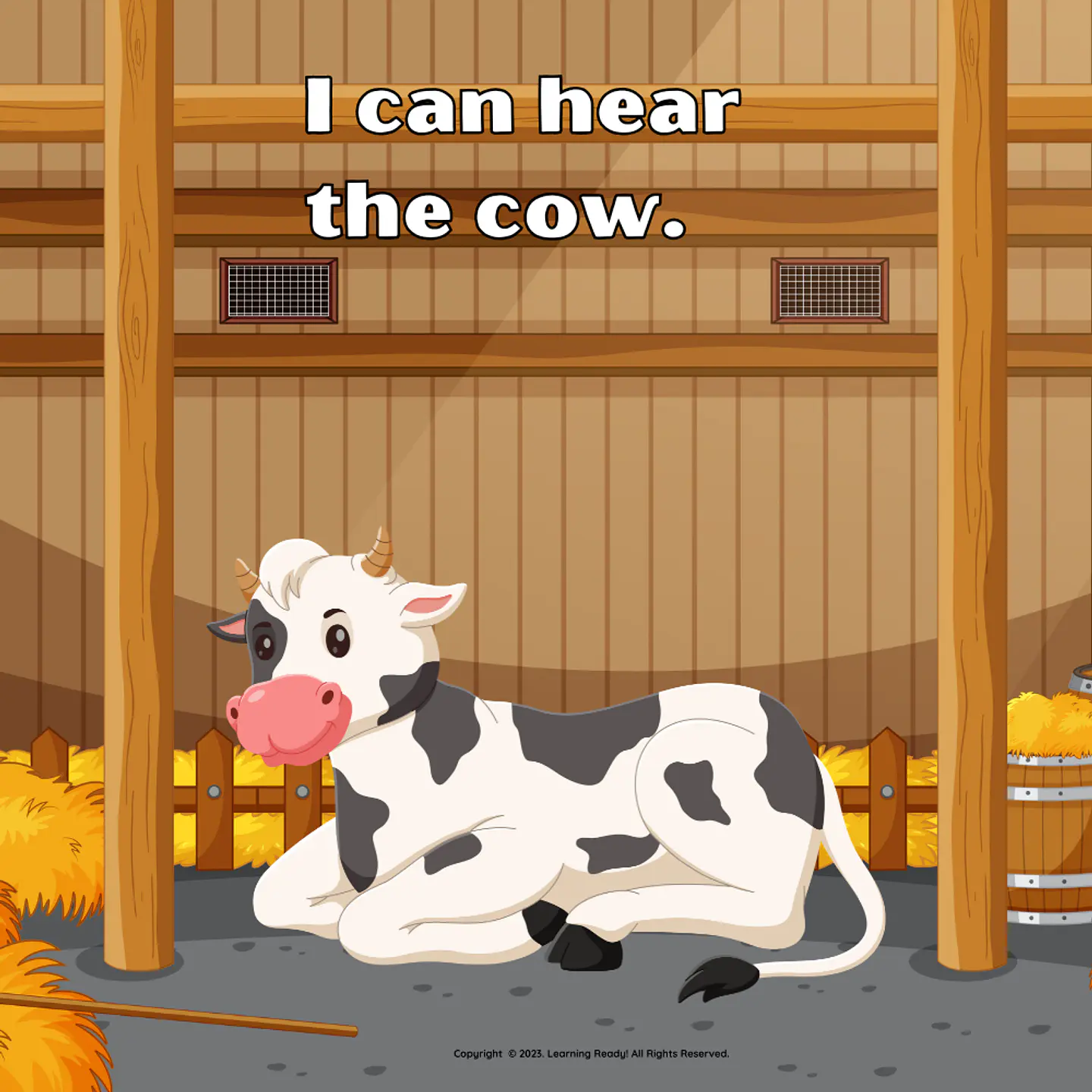 i See a Cow-Leveled Reader 2