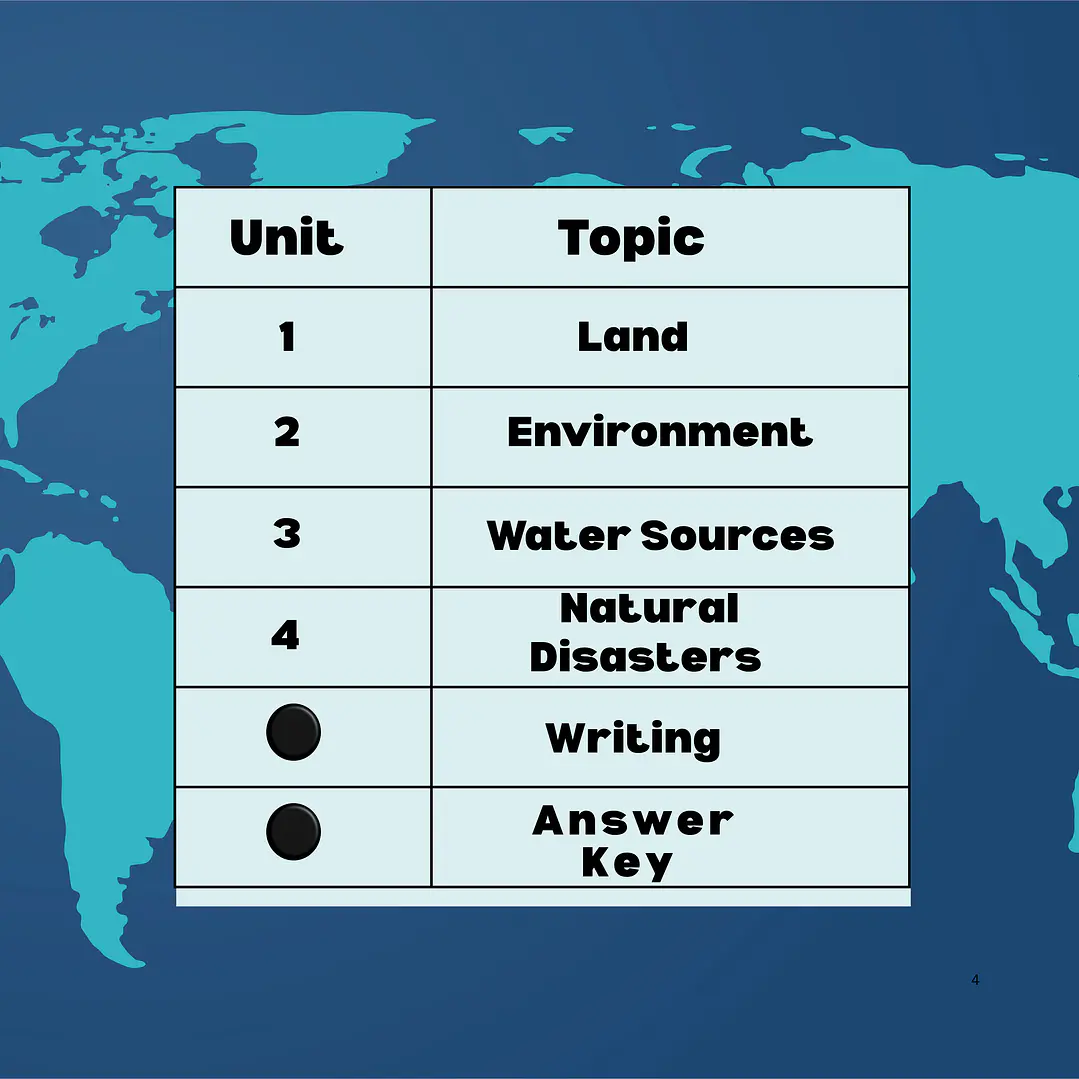 Earth & Environmental Science Workbook  2