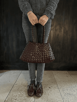 Double Handle S - Dark Brown Asas Alargadas