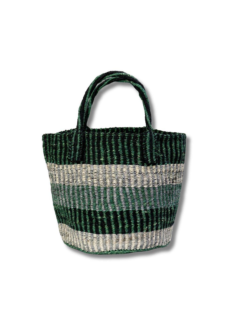 Capazo Rayas - Green 2