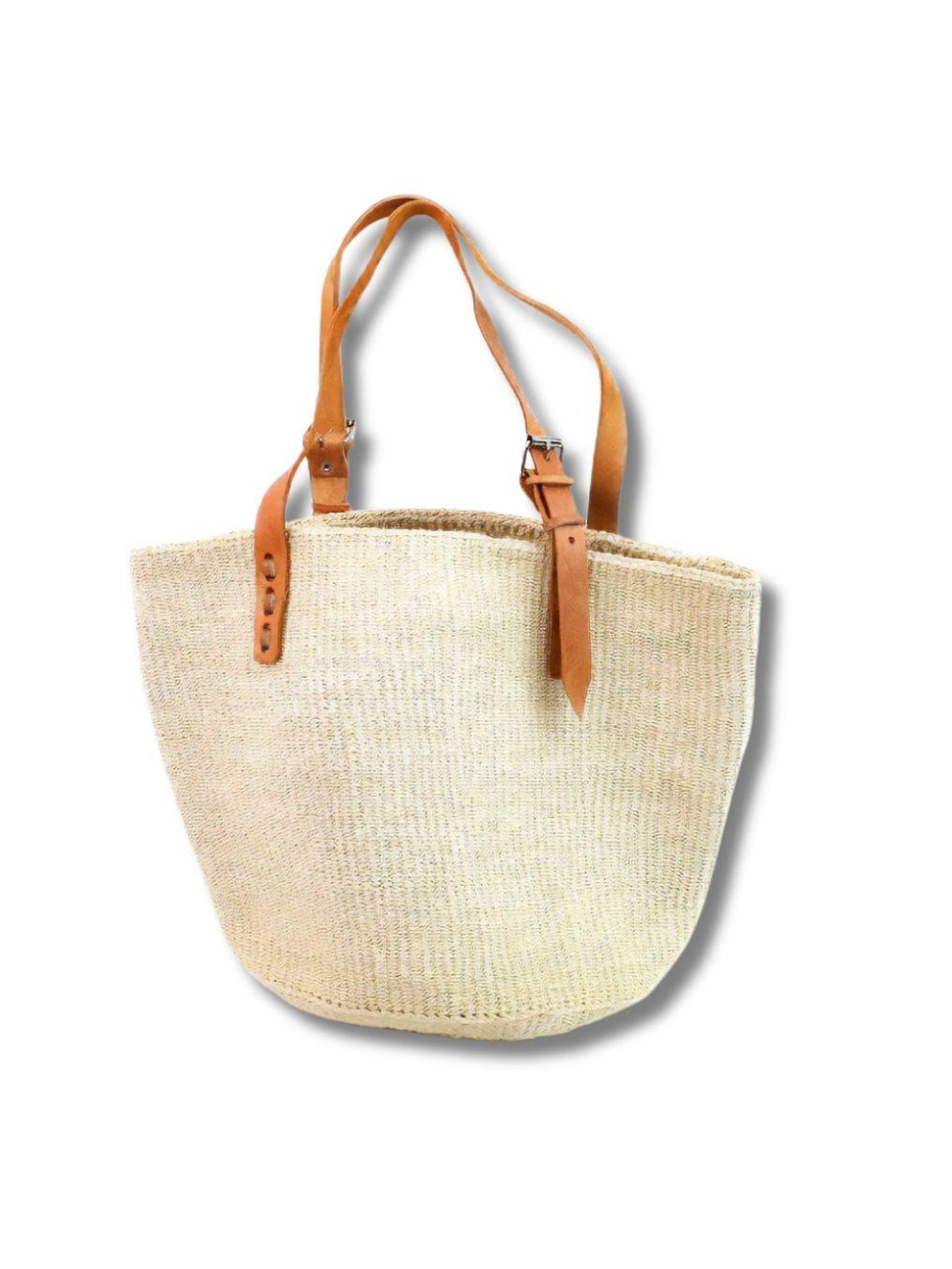 Capazo Natural Cuero