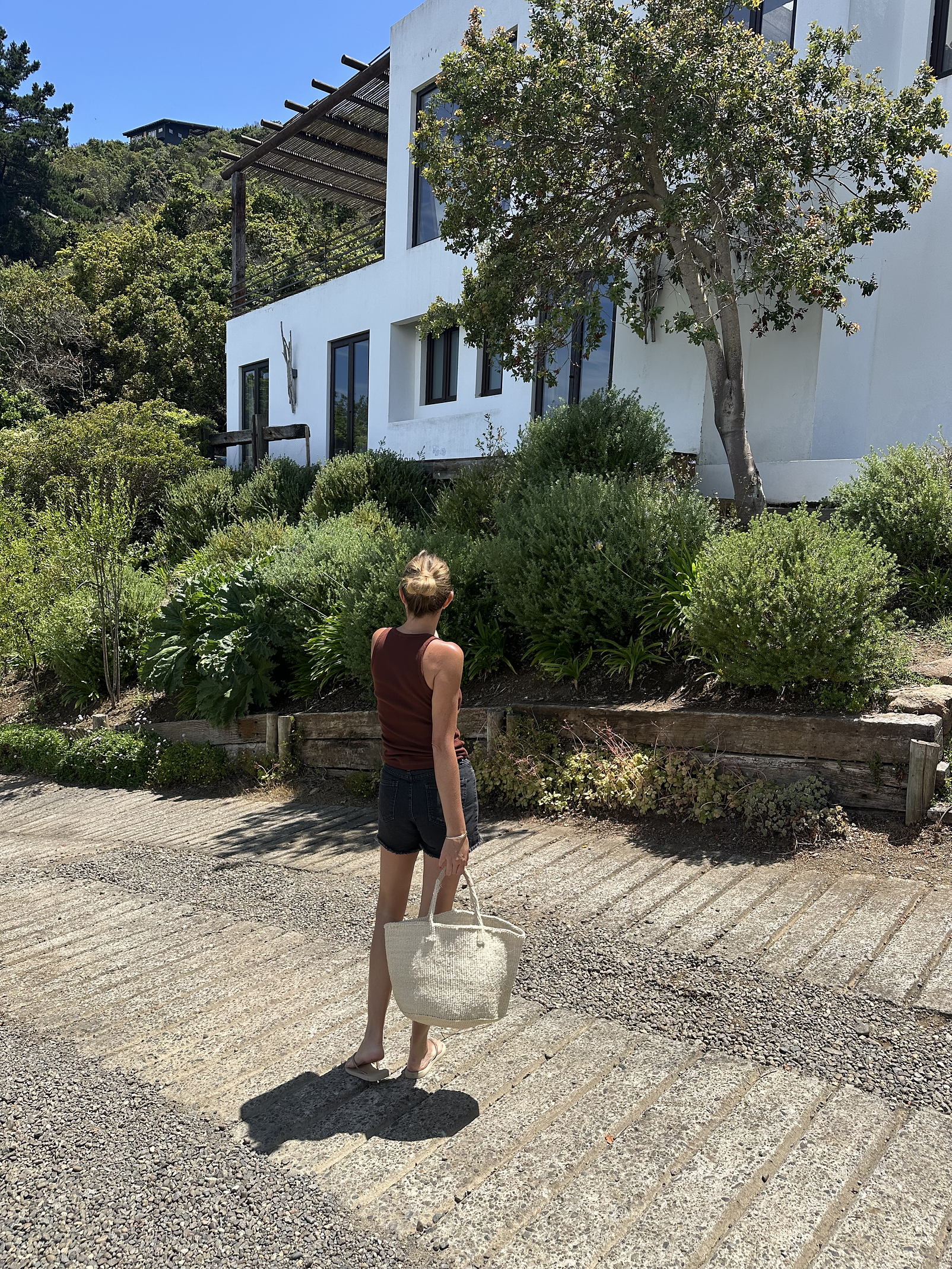 Capazo L - Natural Cuero 1