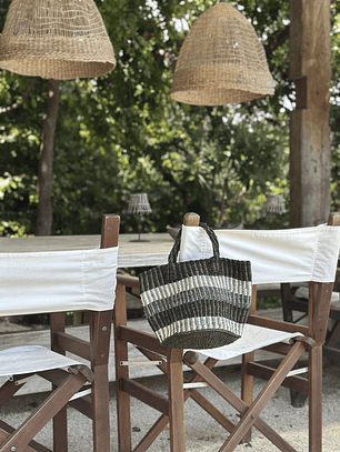 Capazo Rayas - Green