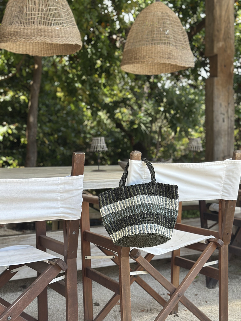 Capazo Rayas - Green 1