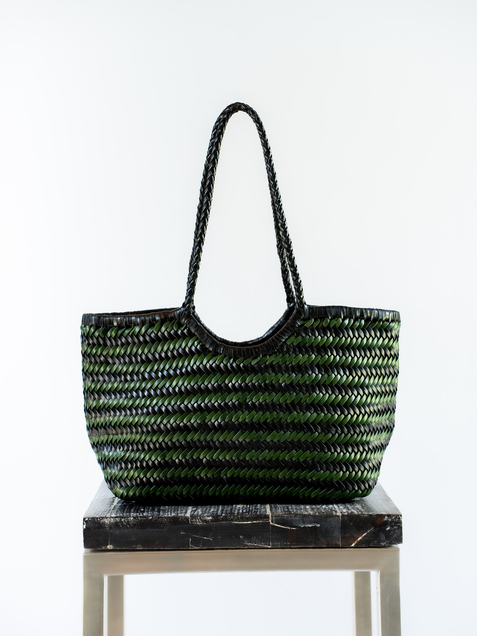Tote - Mix 46 - Black/Green Forest