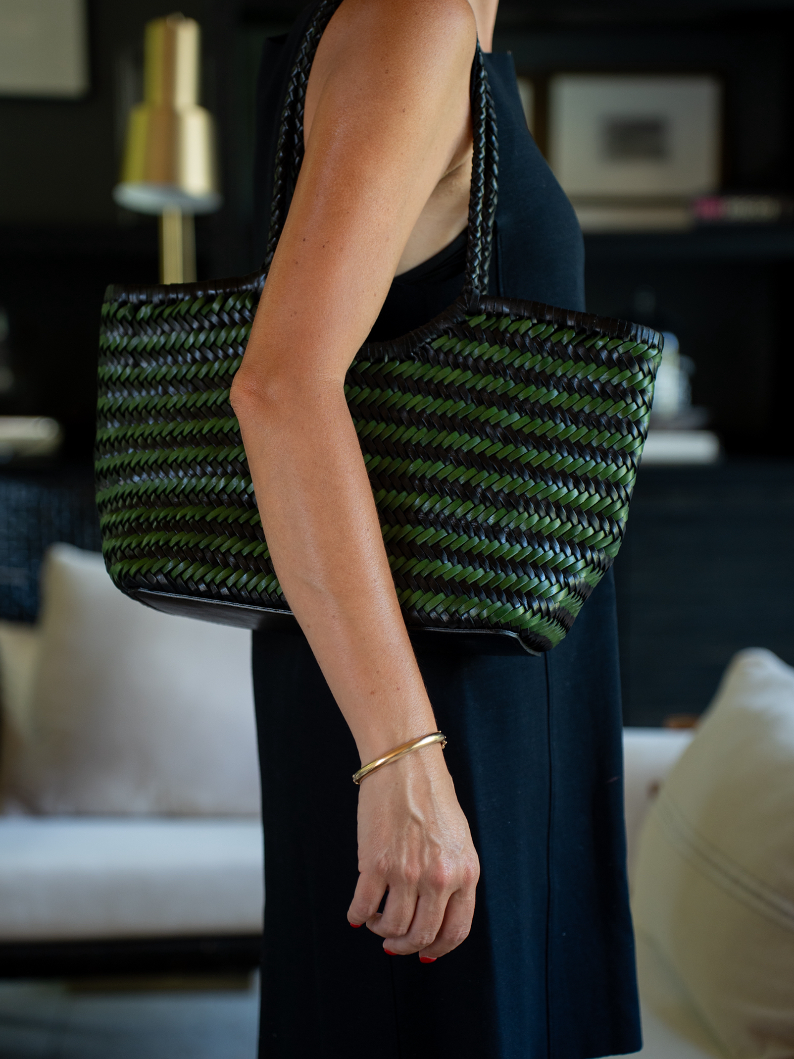 Tote - Mix 46 - Black/Green Forest  3