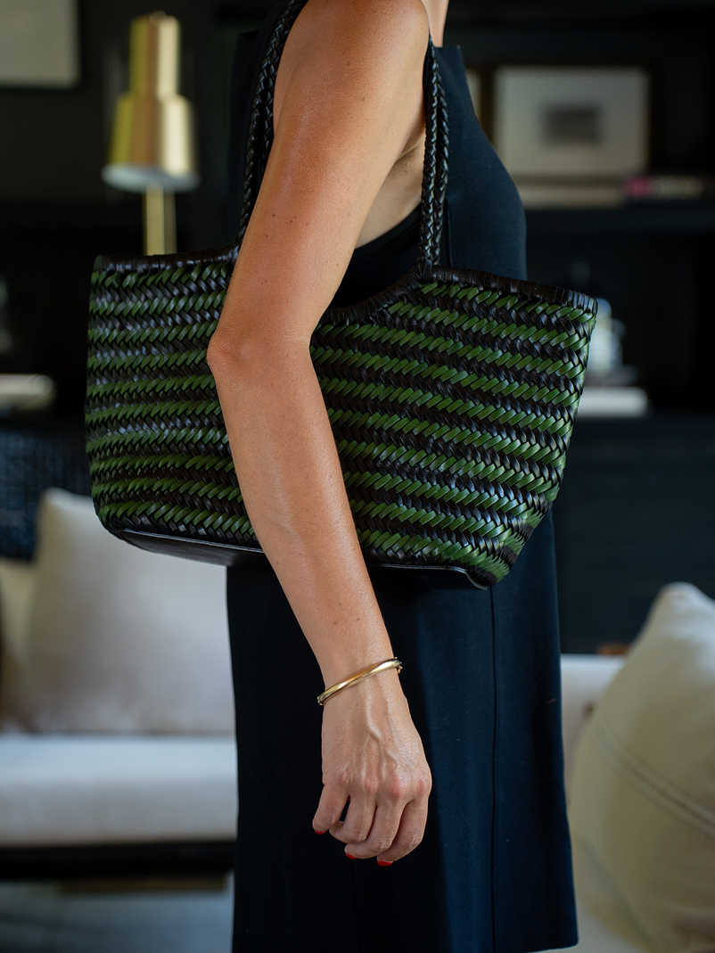 Tote - Mix 46 - Black/Green Forest  3