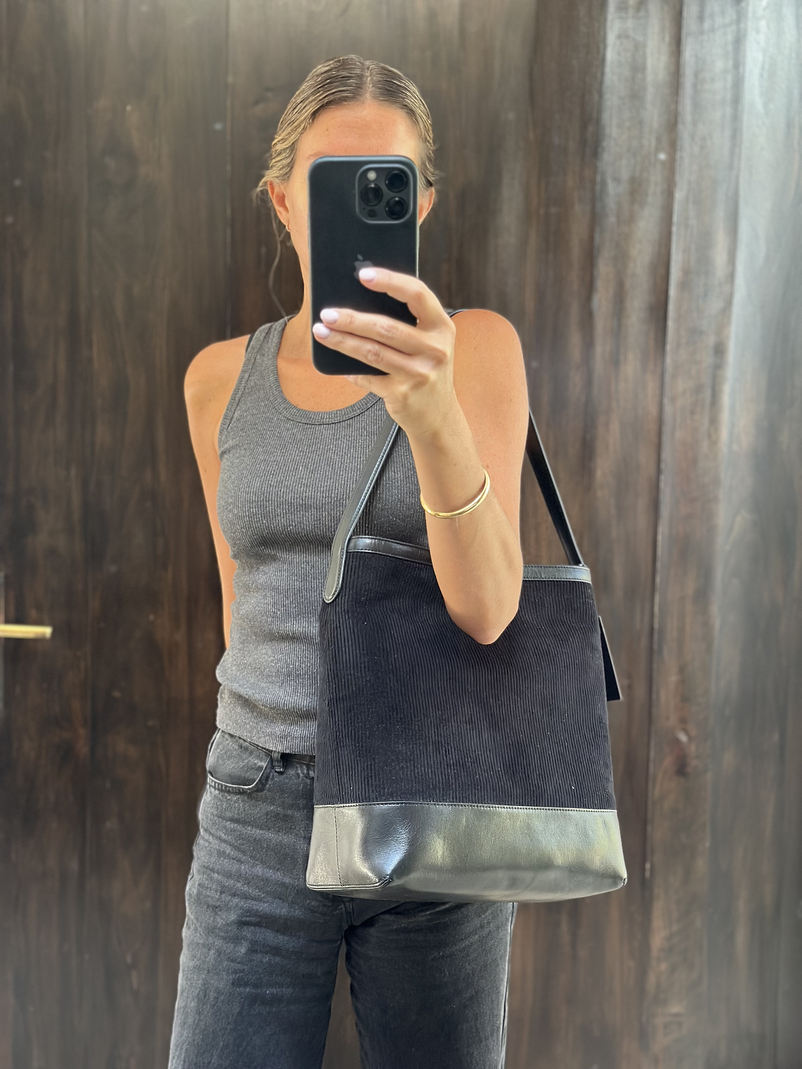 Tote Cuero & Cotelé