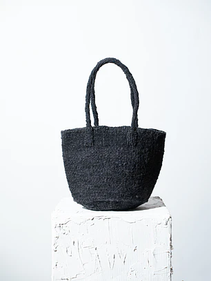 Capazo Black Wool
