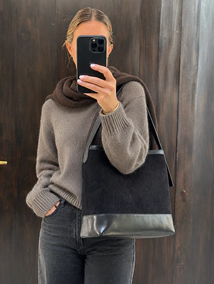 Tote Cuero & Cotelé