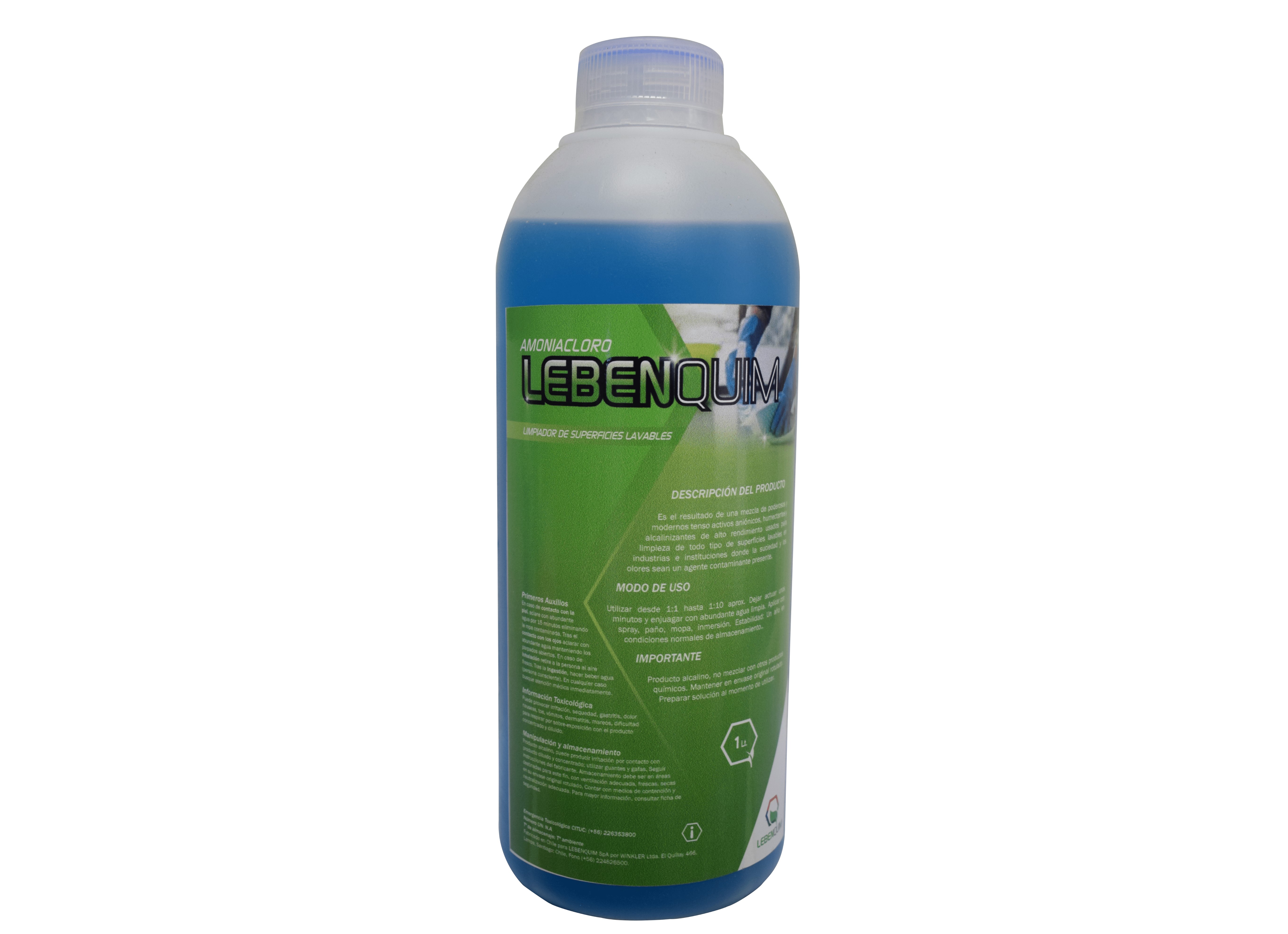 Amoniacloro Limpiador Superficies 1L Llabres