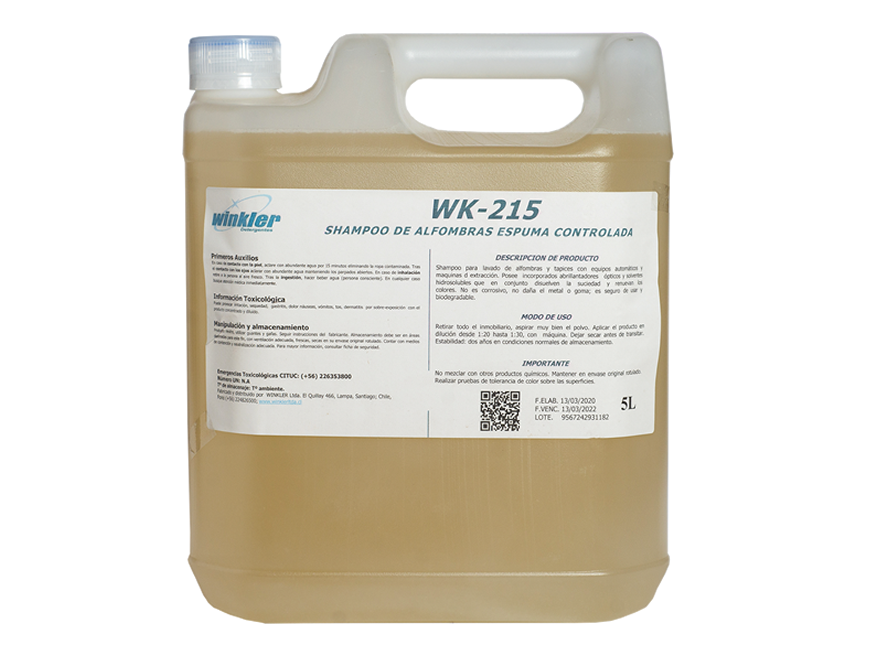 DEFORT SHAMPOO DE ALFOMBRAS 5 LT