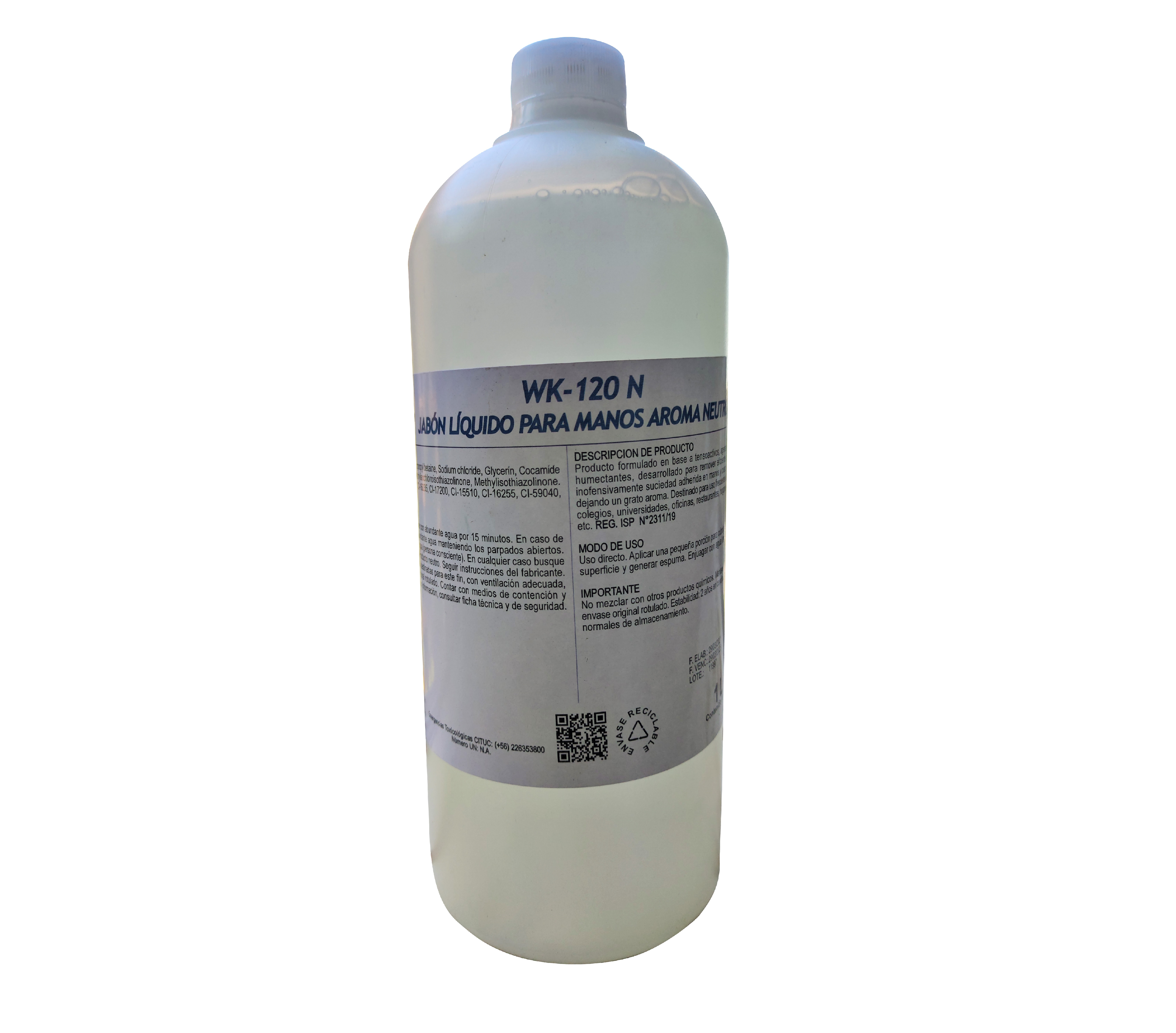 Jabón líquido PH Neutro Aroma Crema Vidabell Excell 5 litros