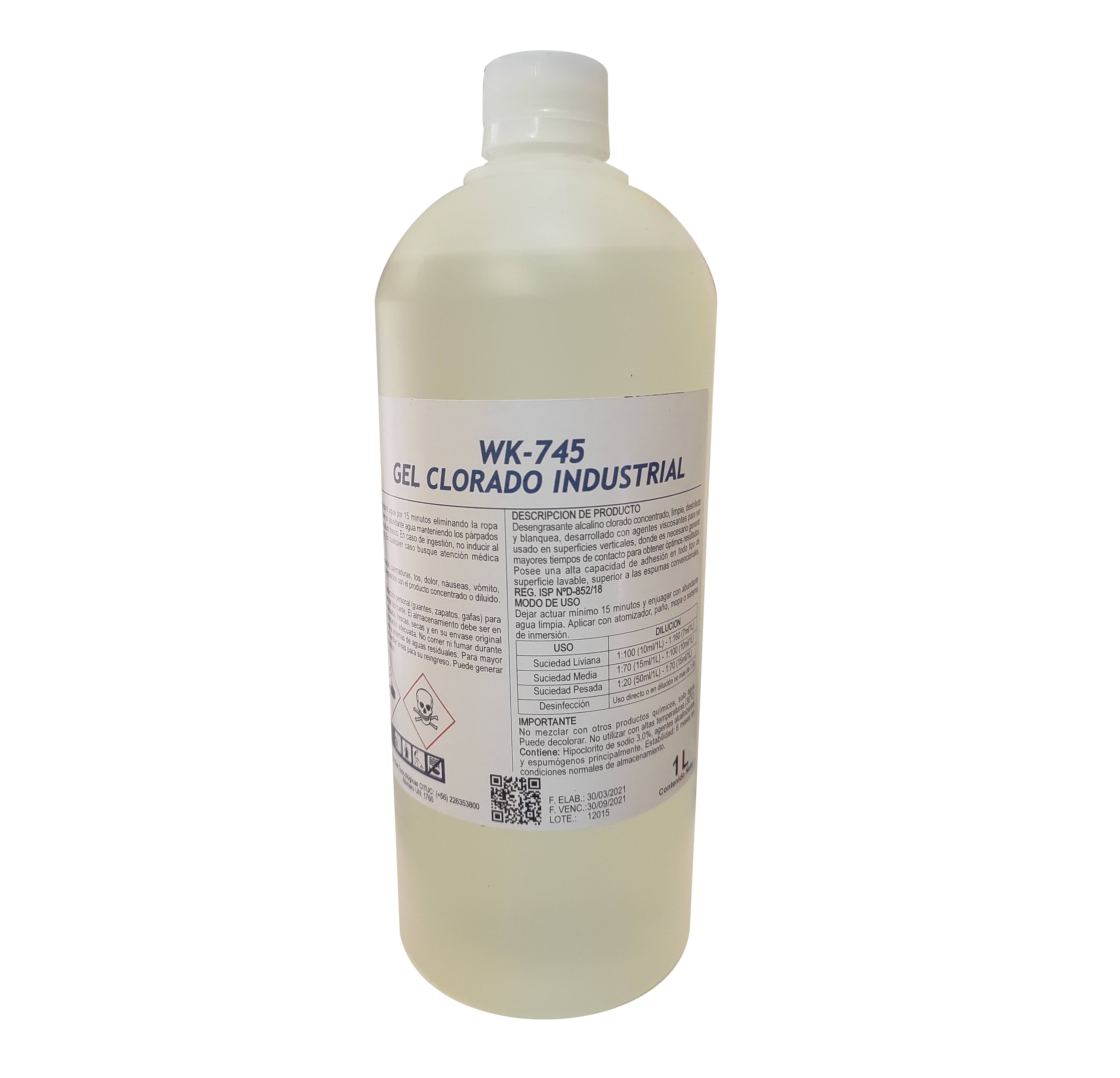 Gel Clorado al 3%