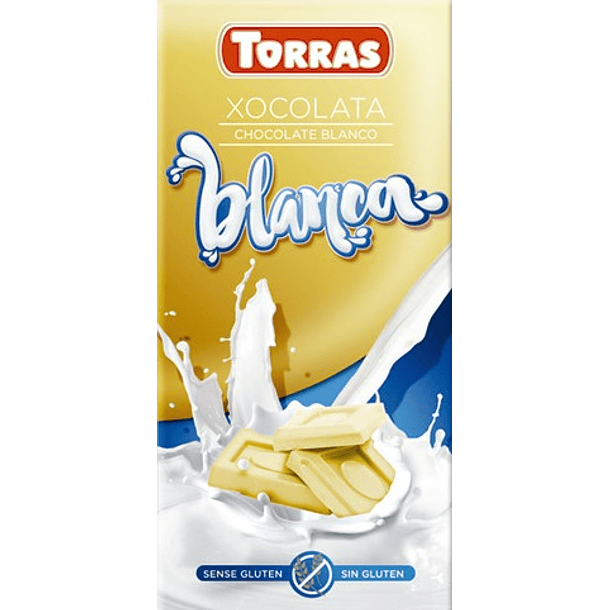 Chocolate Torras blanco Xocolata sin gluten