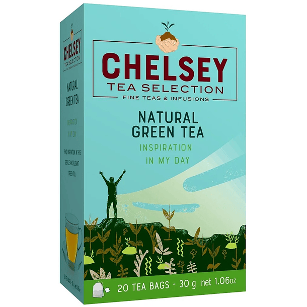 Té Chelsea Natural Green - caja con 20 bolsitas