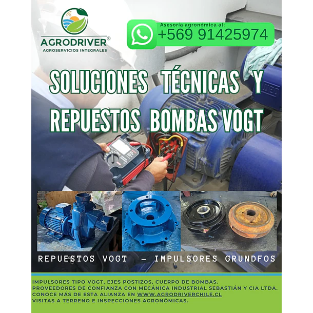 Soluciones técnicas equipos de riego tipo VOGT