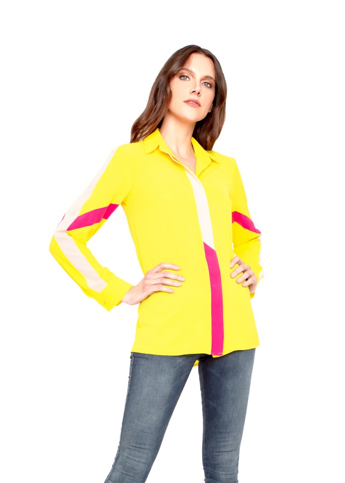 BLUSA BRINA AMARILLA