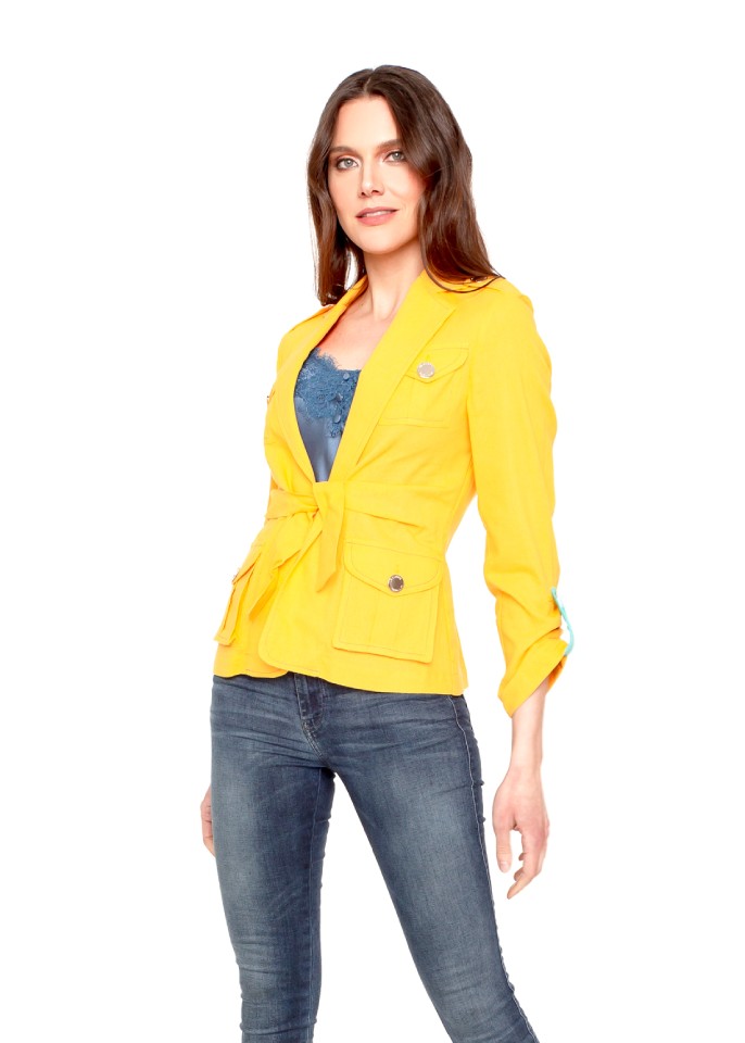 CHAQUETA STELLA AMARILLO
