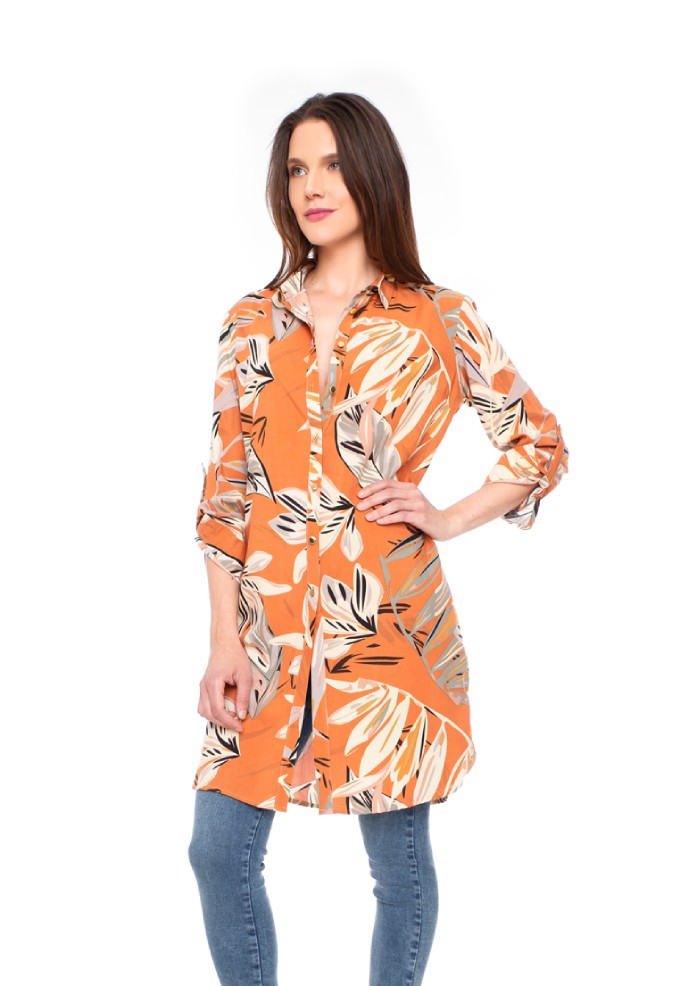 BLUSA GAIA TERRACOTA