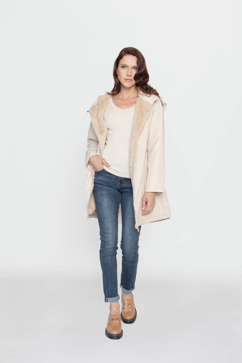 PARKA SAANVI BEIGE