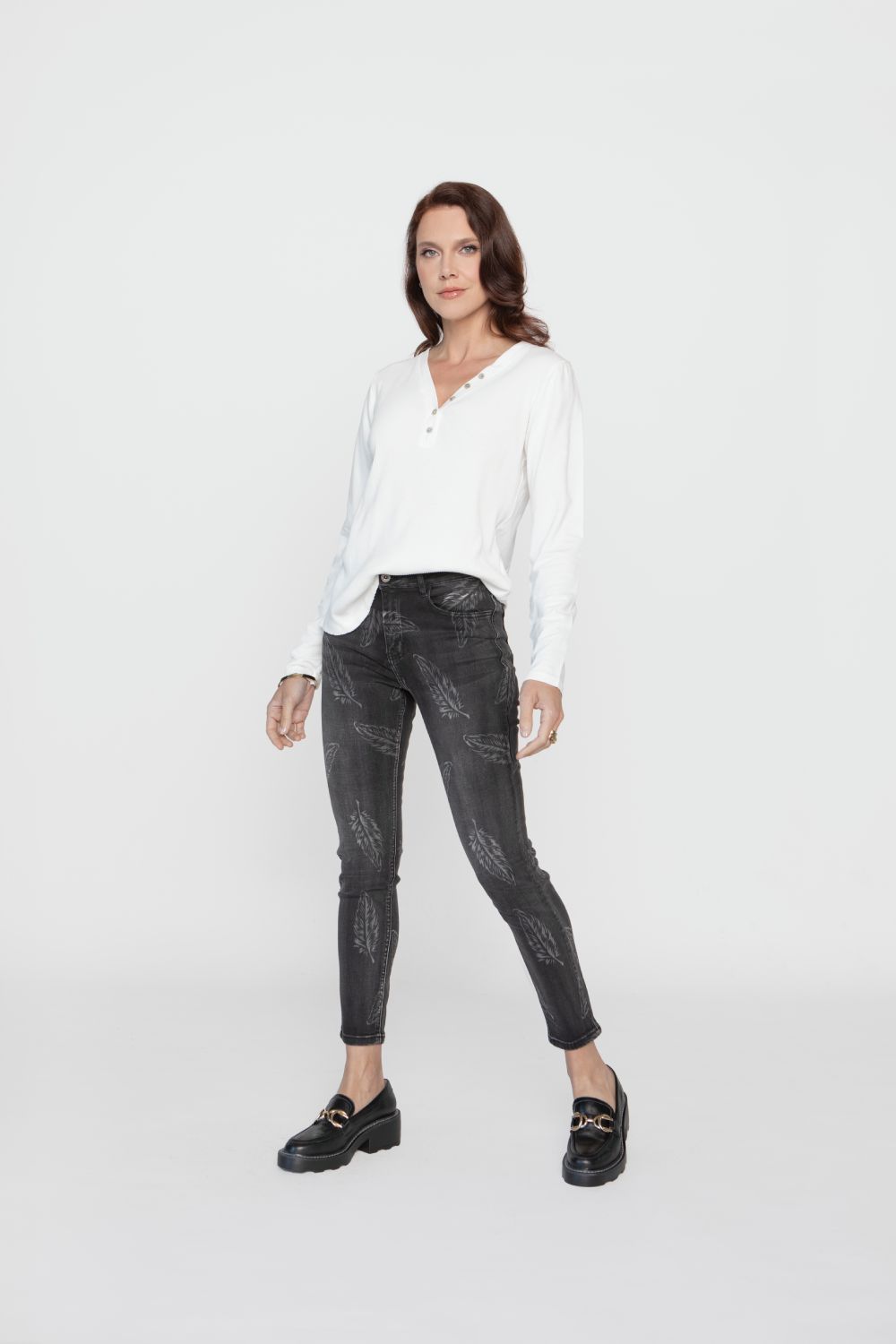 JEANS ALANA NEGRO
