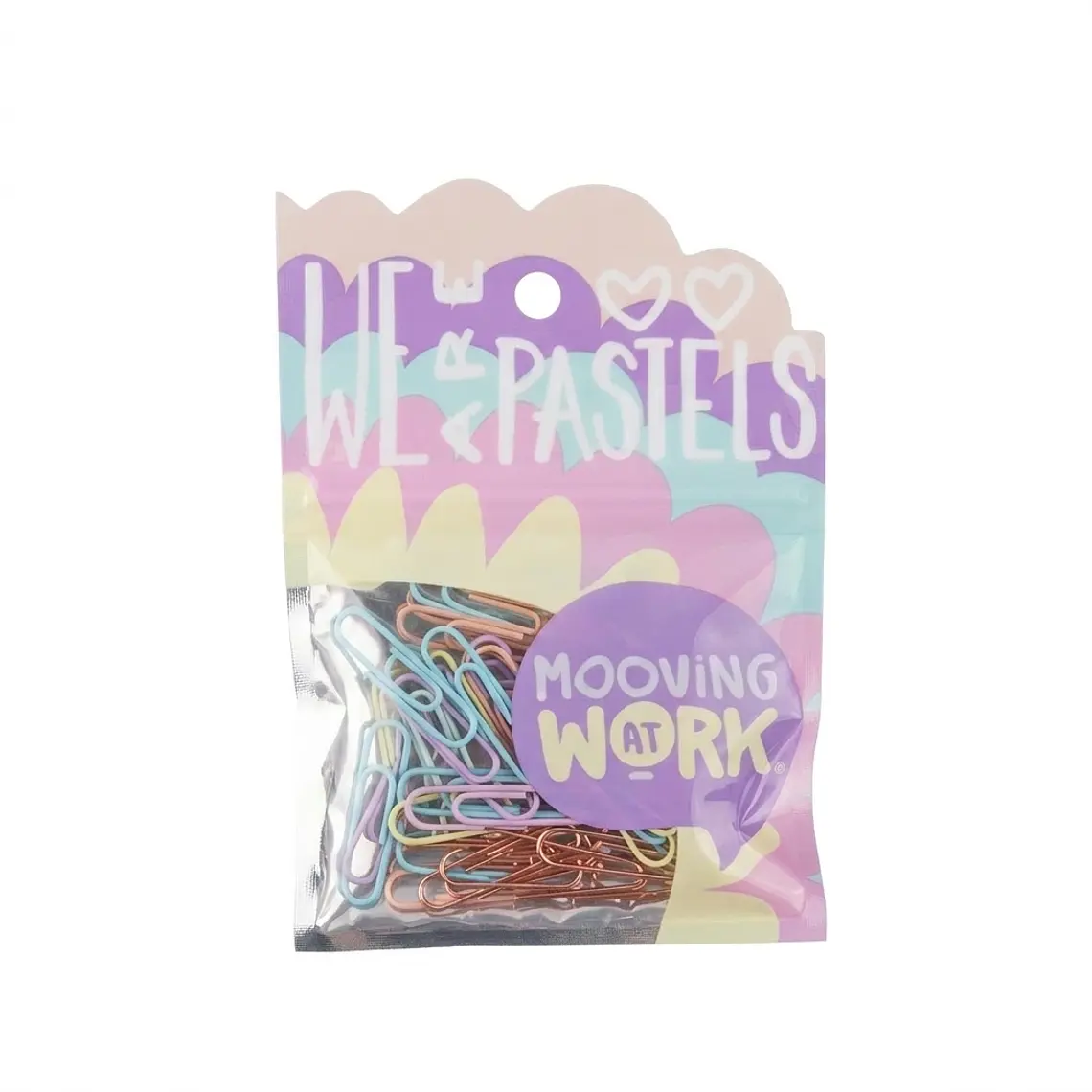 Pastel papel clips Mooving  1