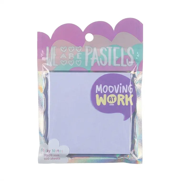 Notas adhesivas Pastel Mooving at work  1
