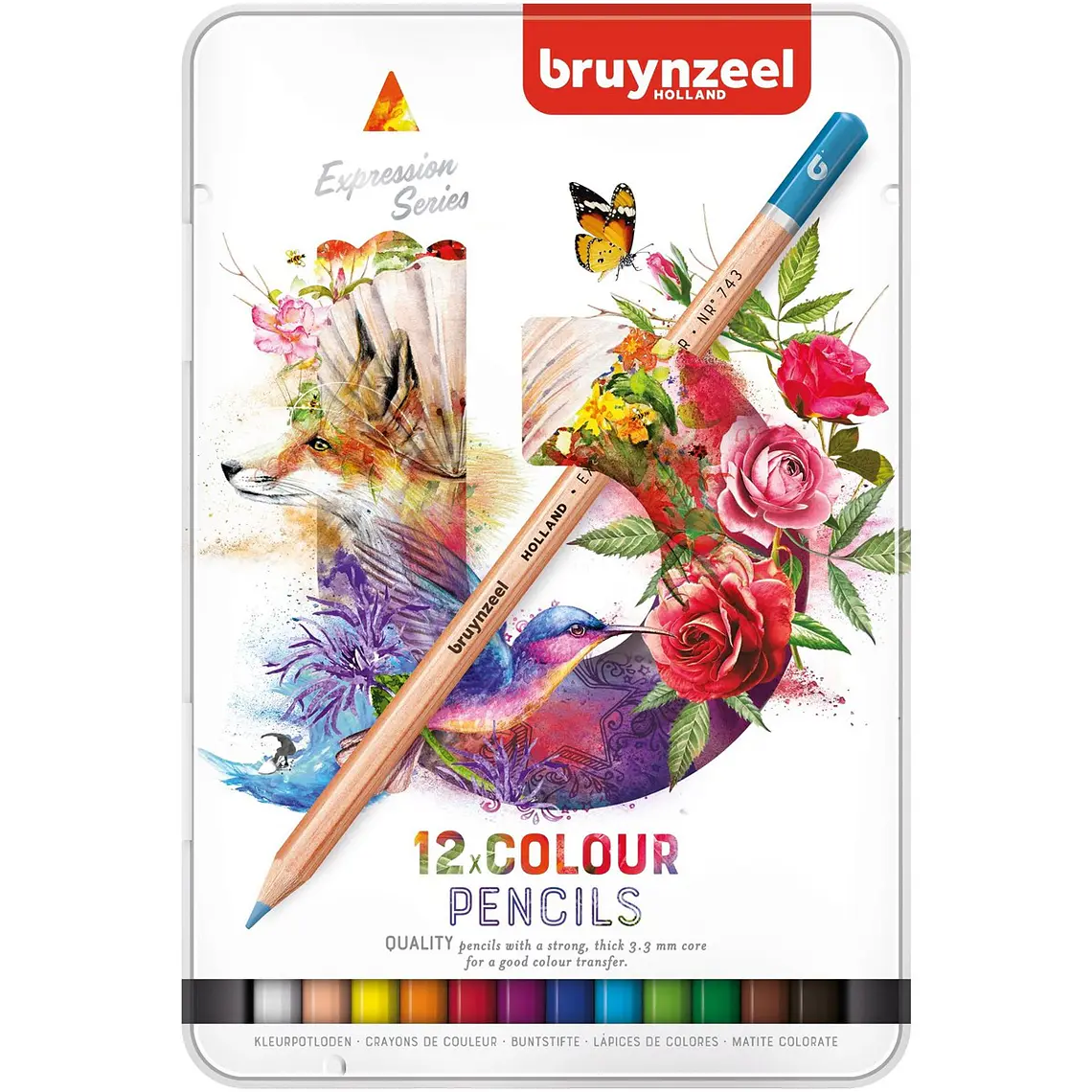 12 colour pencils Expression series  1