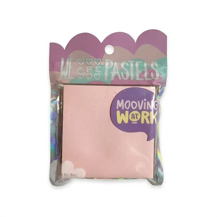 Notas adhesivas Pastel Mooving at work  3