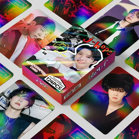 Holographic card J-Hope 124 PCS