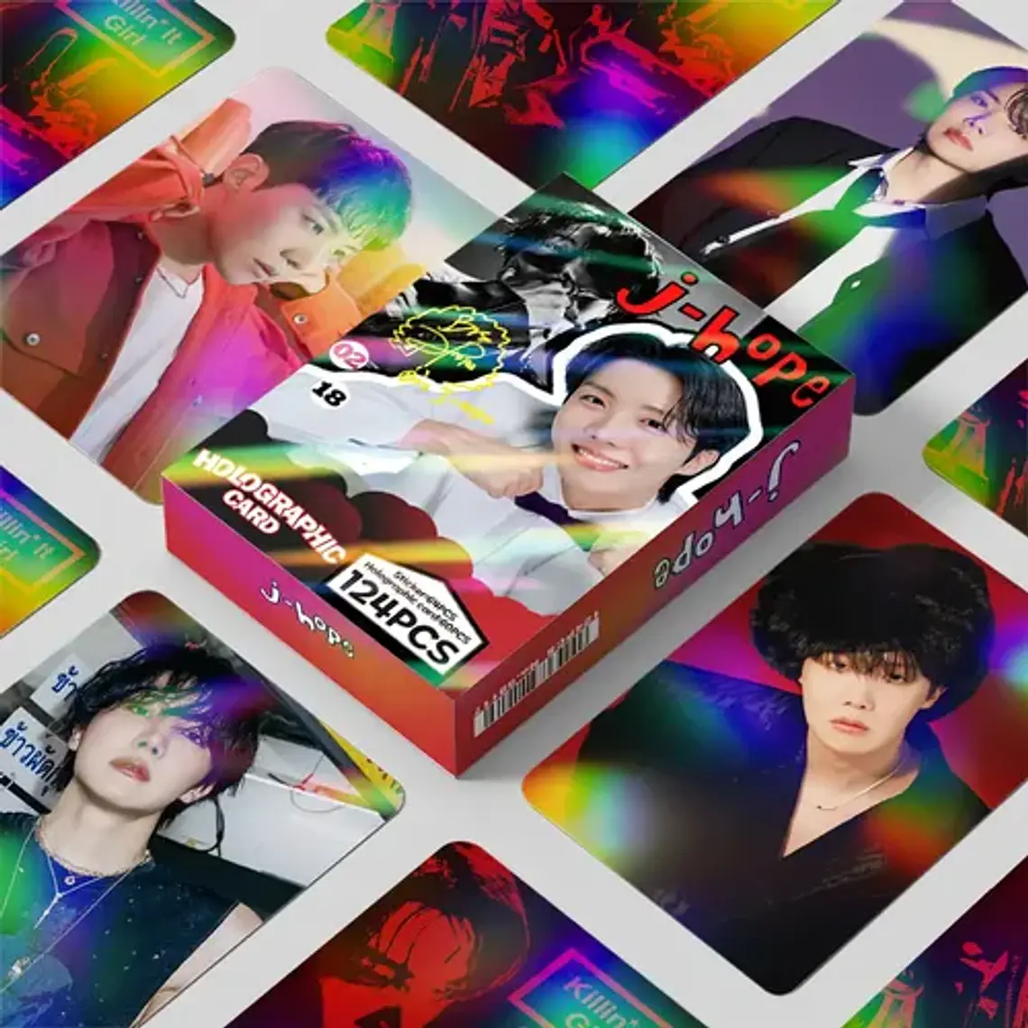 Holographic card J-Hope 124 PCS 1