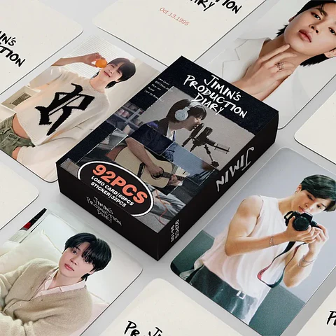 Lomocard Jimin Jimin´s Production Diary 92 PCS 