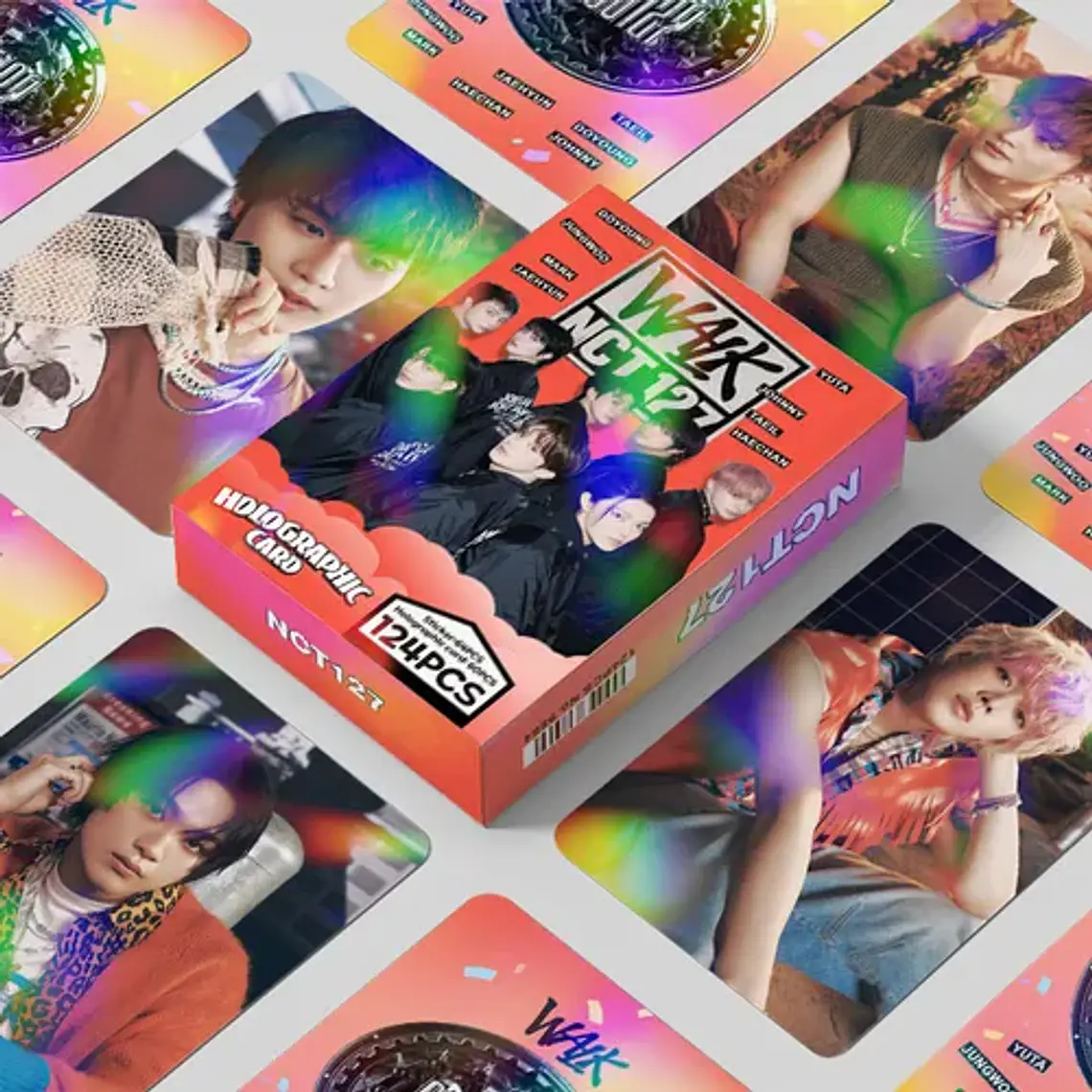 Holographic card NCT 127 Walk 124 PCS 1