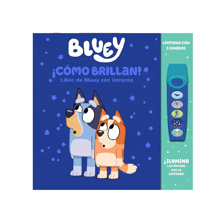 ¡Oooh, qué brillante! Un libro de Bluey con linterna  1