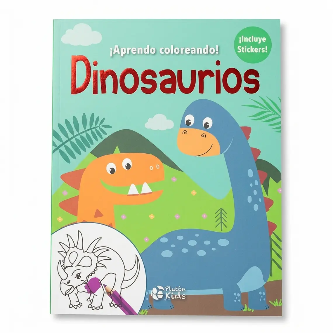 ¡Aprendo coloreando! Dinosaurios  1