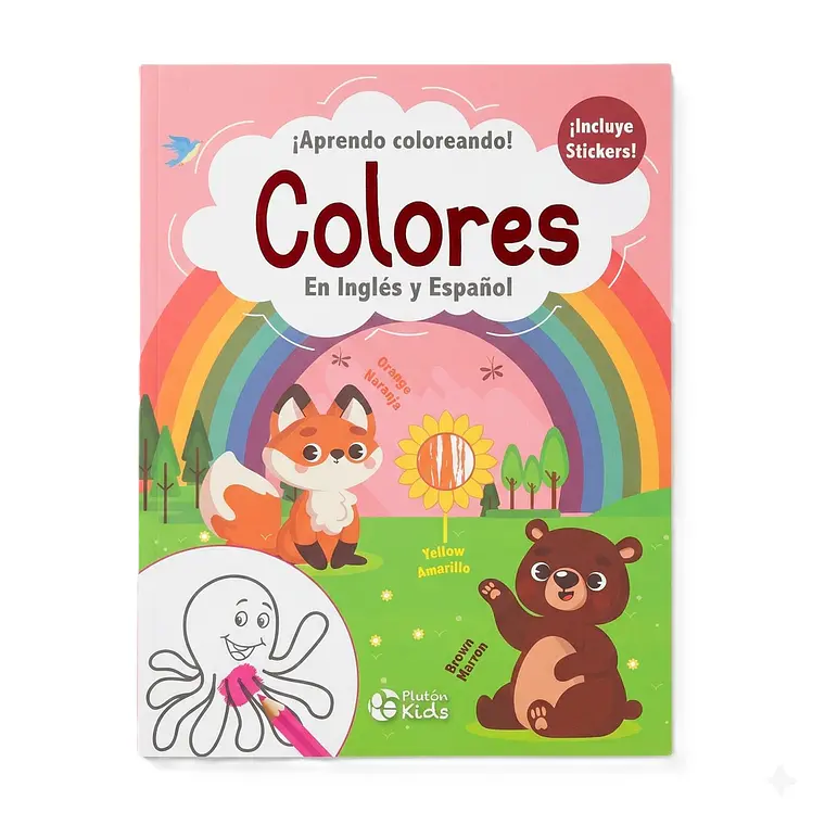 ¡Aprendo coloreando! Colores en inglés y español 1