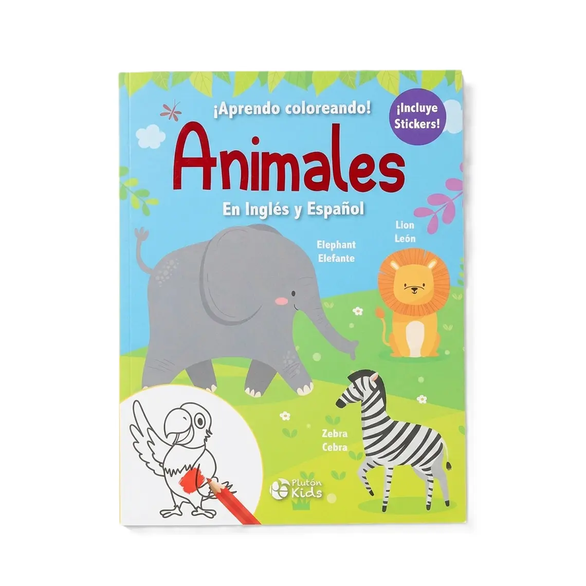 ¡Aprendo coloreando! Animales en inglés y español 1