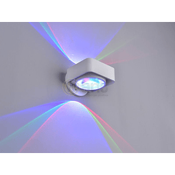 APLIQUE SOBREPUESTO MURO RGB 6W