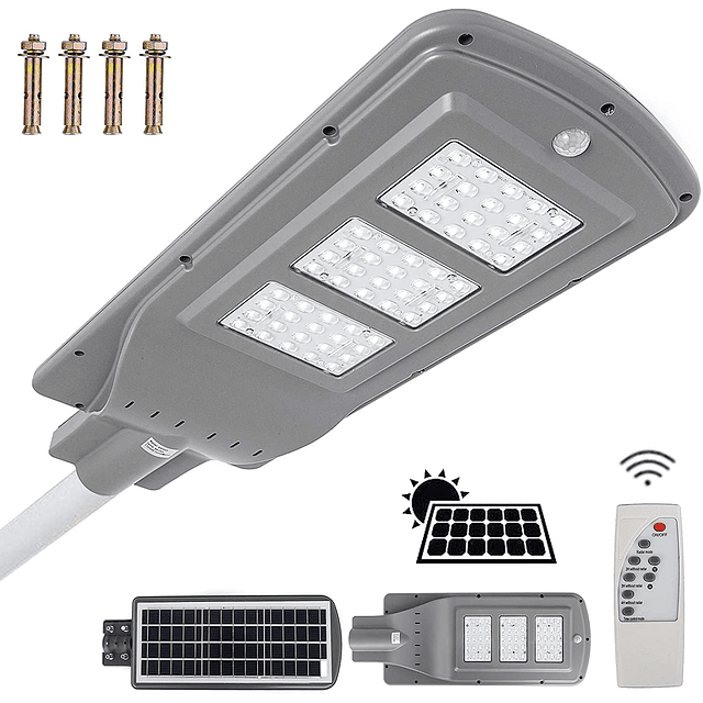 LUMINARIA LED SOLAR 90W ALL IN ONE