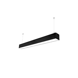 LINEAL LED 7575 40W NEGRO 