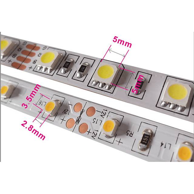 CINTA LED ROJO SMD 3528 IP20 