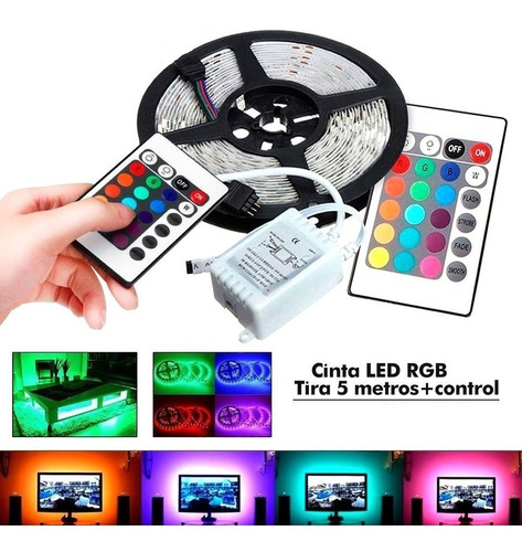 Traducción Increíble coser Cinta led RGB SMD 5050 IP65