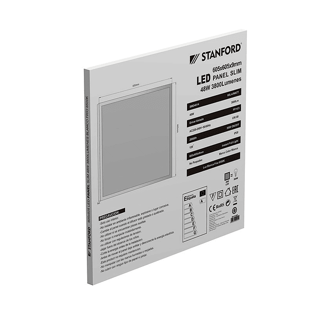 PANEL LED CIELO AMERICANO 605x605 48W